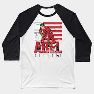 Sid Abel Detroit Homage Baseball T-Shirt